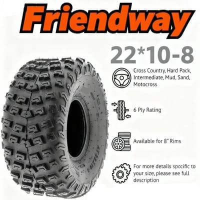 The Ultimate 22x10x8 ATV Tires Performance Capability Guide