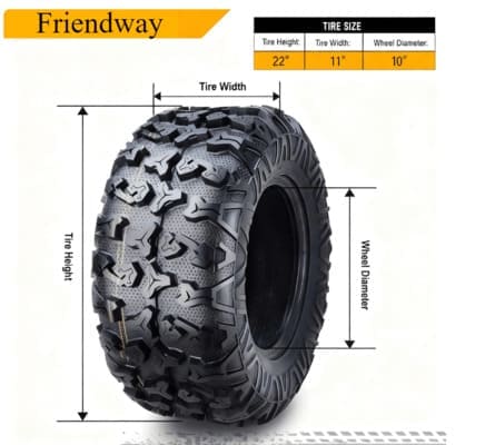 22x11-10 Golf Cart Tires: The leading all-terrain workhorse