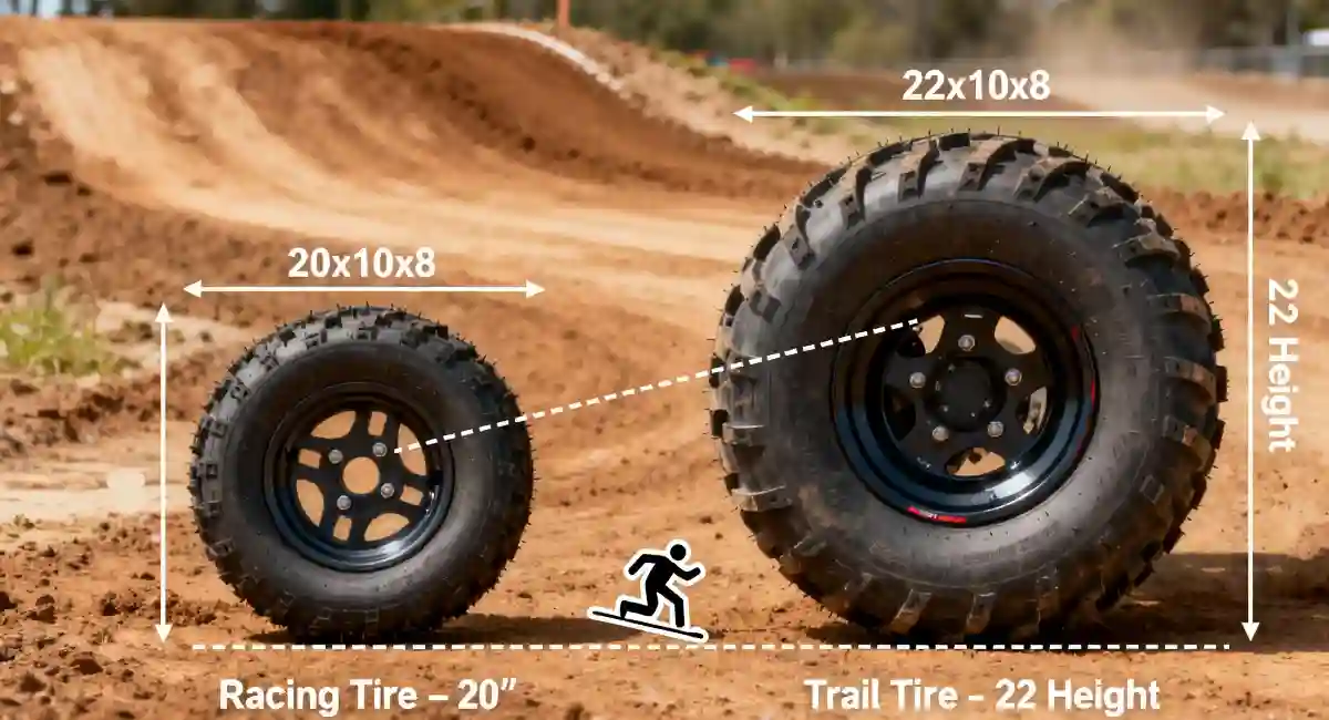 20x10x8 ATV Tires: Focused on Speed and Agility