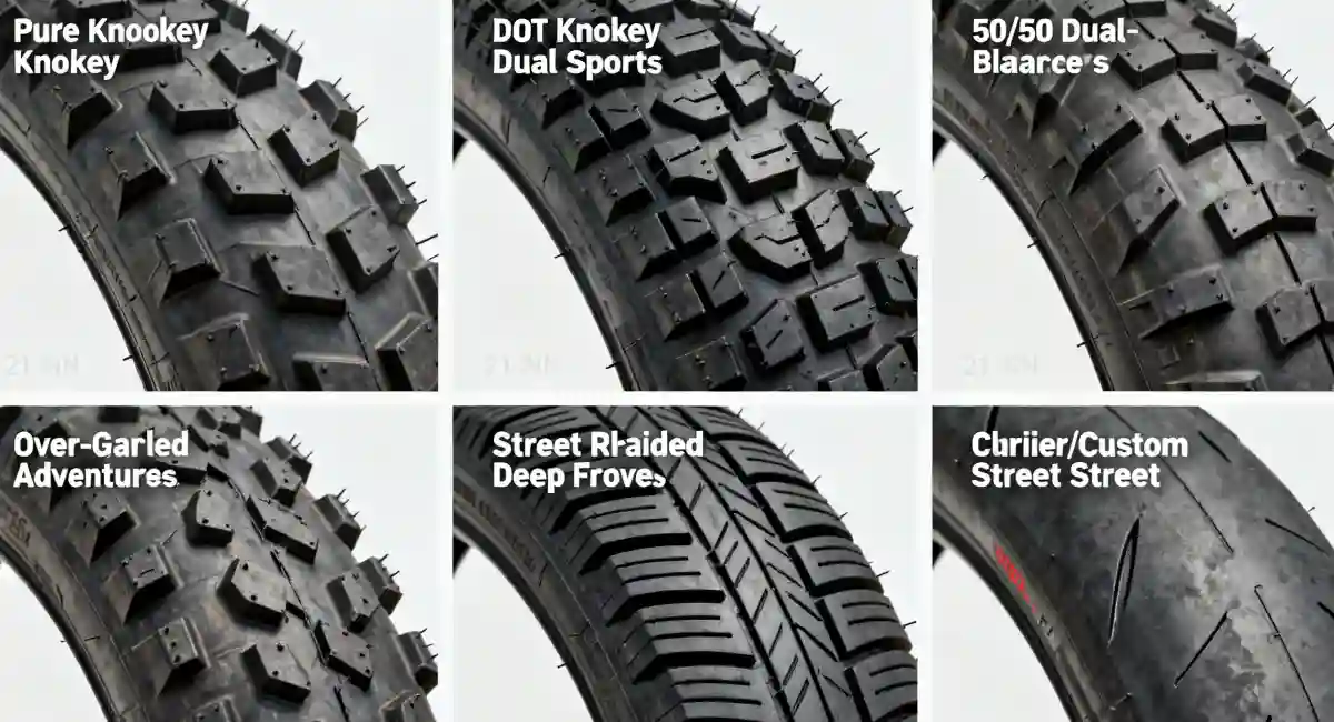 Neumáticos de motocicleta de 21 pulgadas: dominio todoterreno despiadado y estilo personalizado llamativo