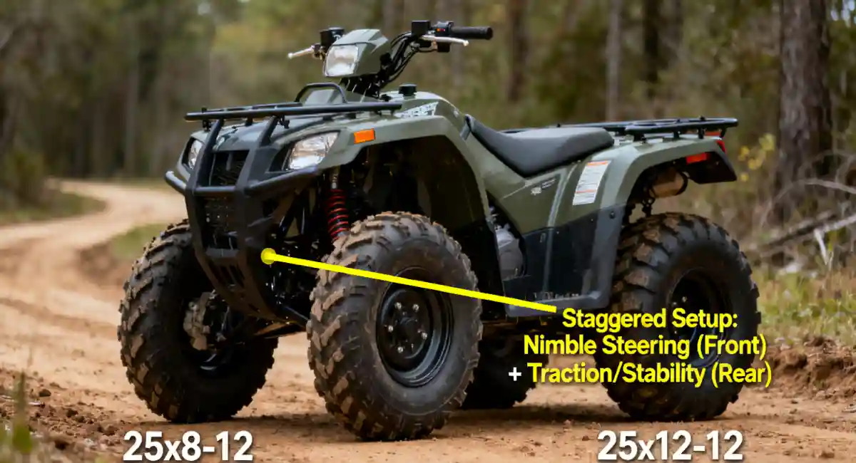 Il pneumatico ATV 25x12-12: l'ancora e l'incudine senza paura
