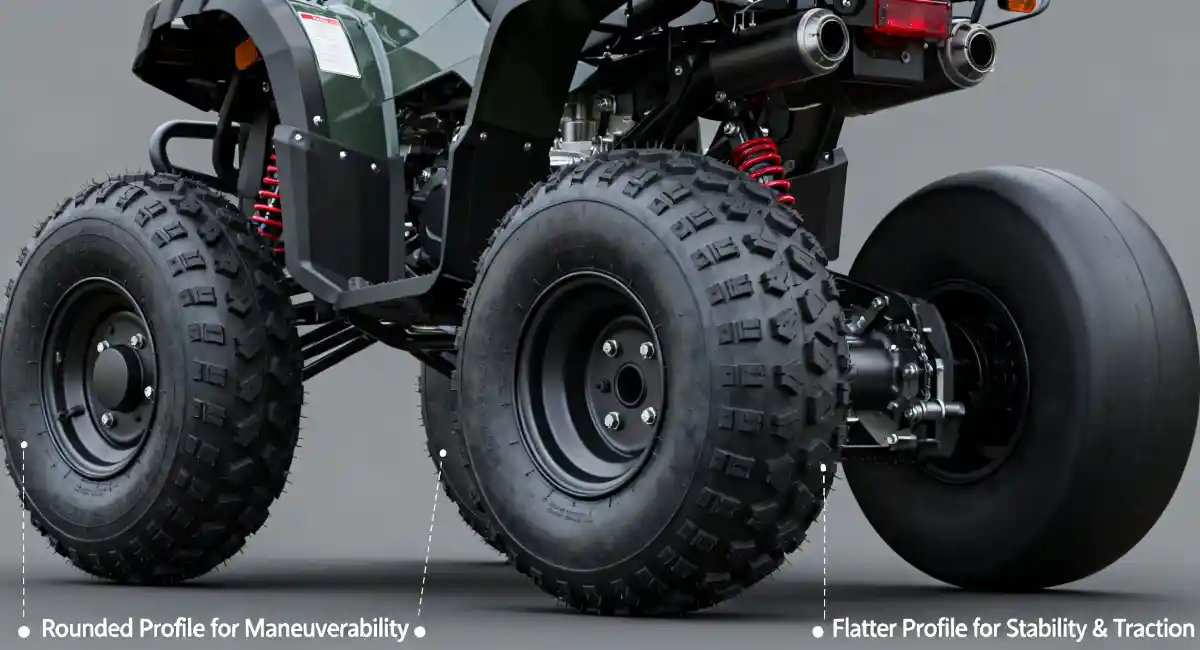 Der ultimative 3-Rad-Reifen: Profiltradition, Traktion und Offroad-Beherrschung