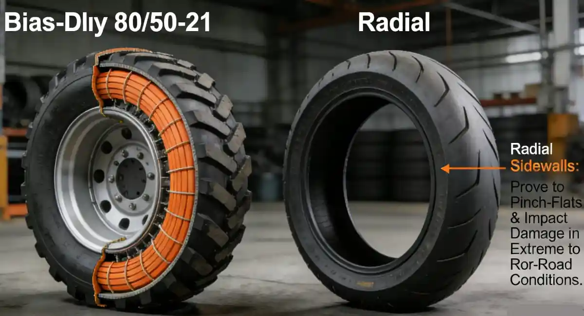 80/90-21 Motorcycle Tire:The Definitive Technical Masterpiece
