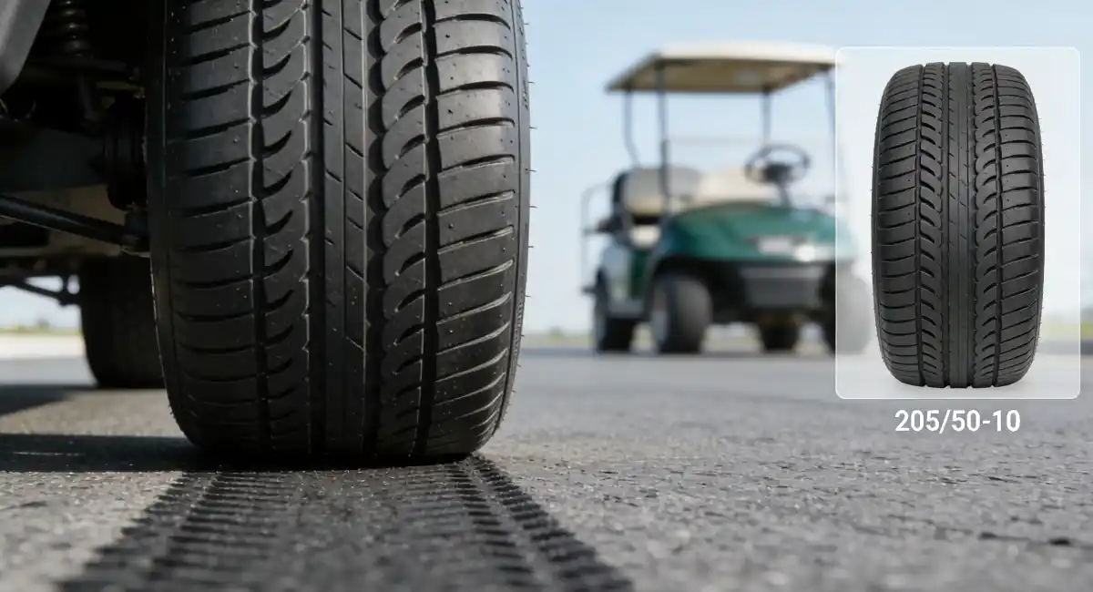 The 205/50-10 Tire : The Non-Lifted Custom Golf Cart Gold Standard
