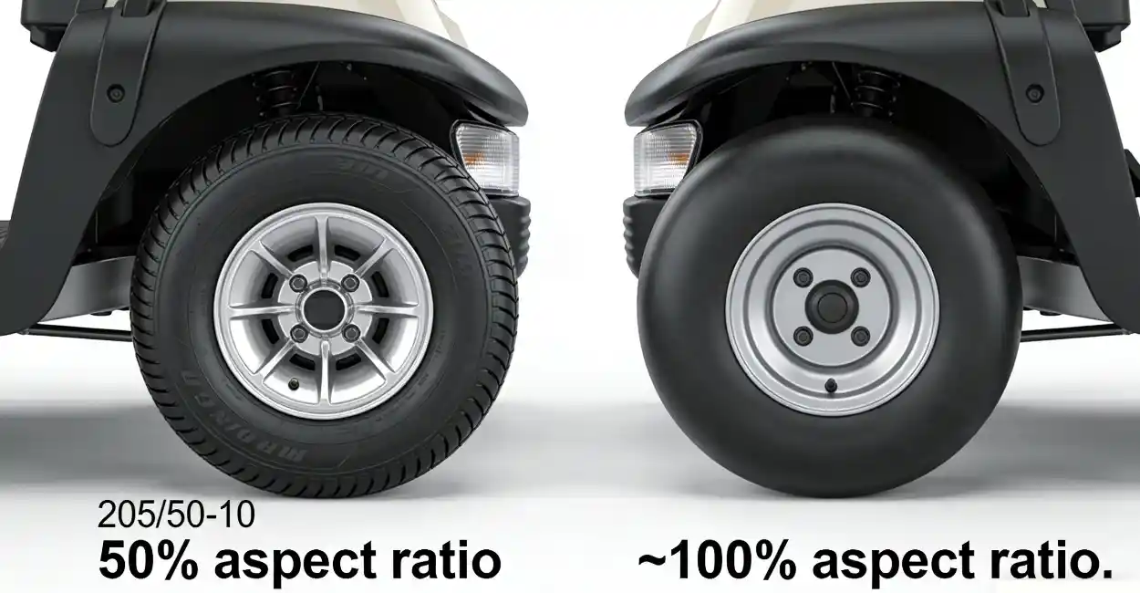 The 205/50-10 Tire : The Non-Lifted Custom Golf Cart Gold Standard