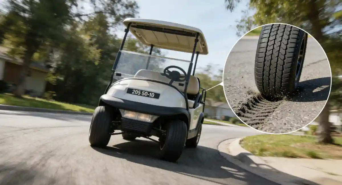 The 205/50-10 Tire : The Non-Lifted Custom Golf Cart Gold Standard