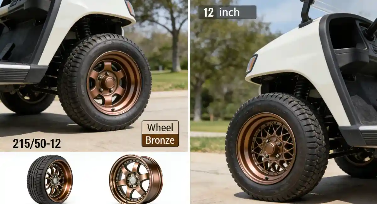 215/50-12 Golf Cart Tires - The Final Word in Comfort, Style and Performance