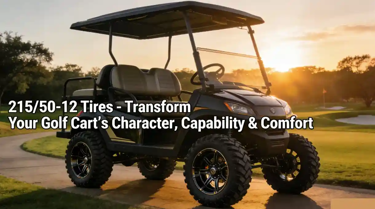215/50-12 Golf Cart Tires - The Final Word in Comfort, Style and Performance