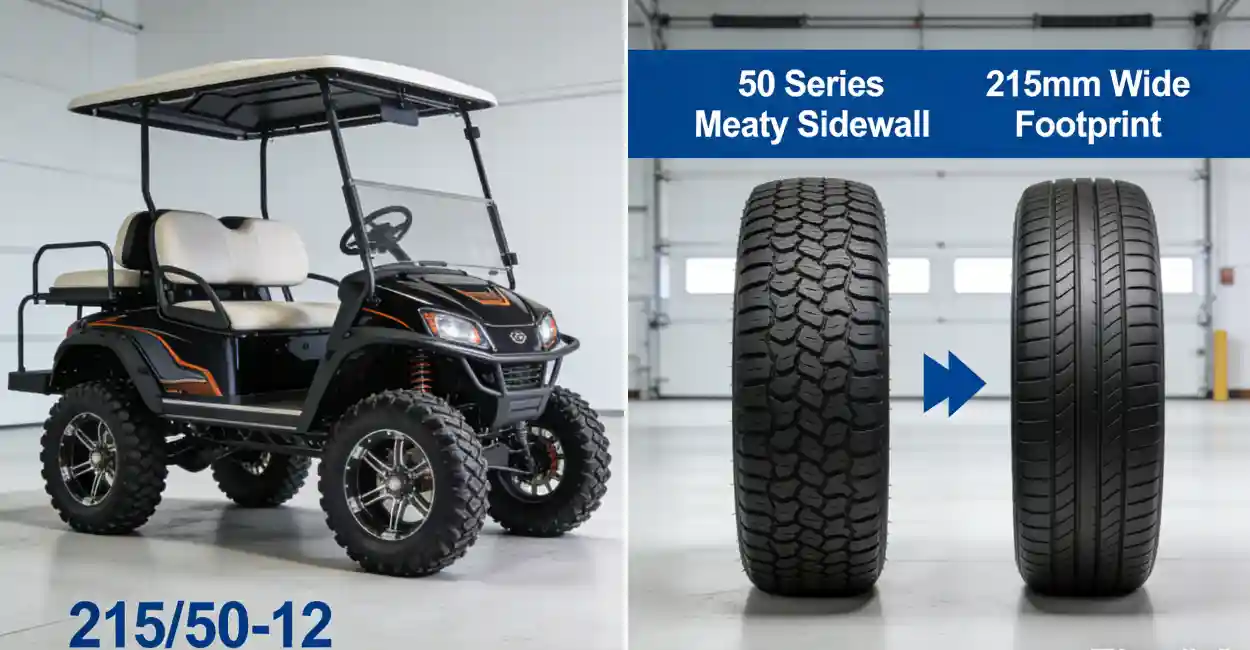 215/50-12 Golf Cart Tires - The Final Word in Comfort, Style and Performance