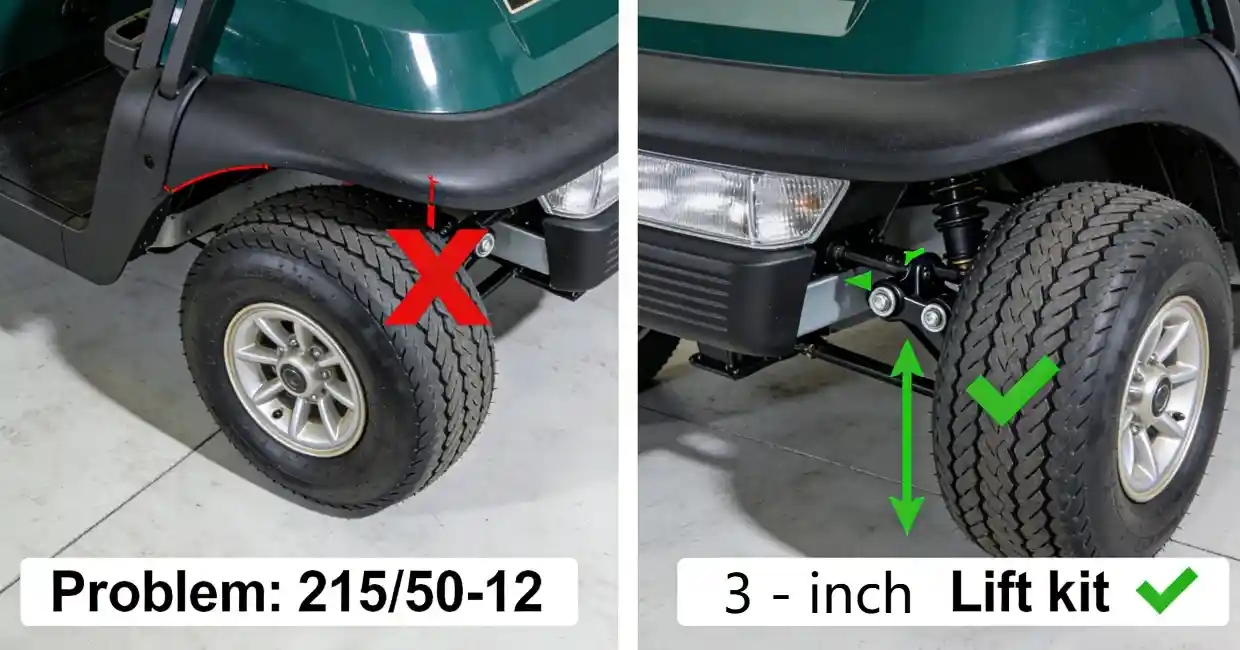 215/50-12 Golf Cart Tires - The Final Word in Comfort, Style and Performance