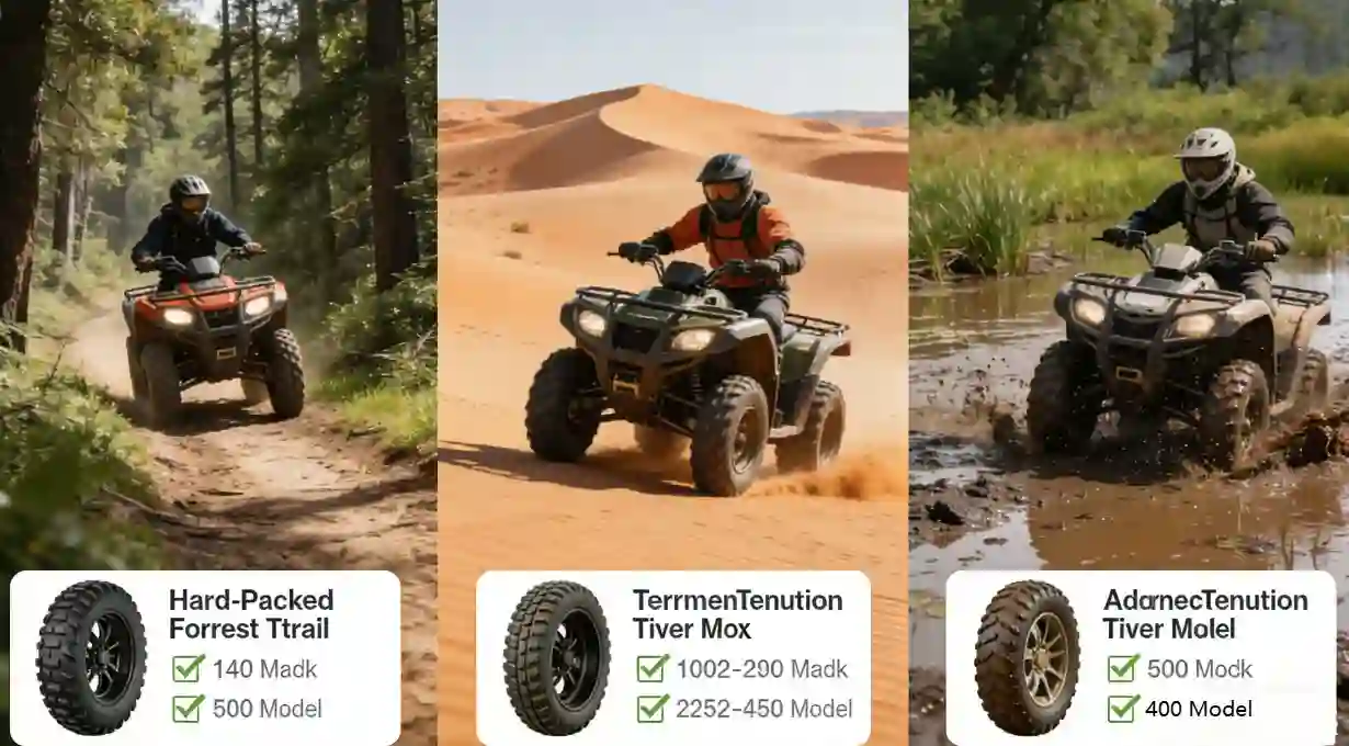 دليل إطارات ATV لجميع التضاريس: كيفية إتقان أي مسار