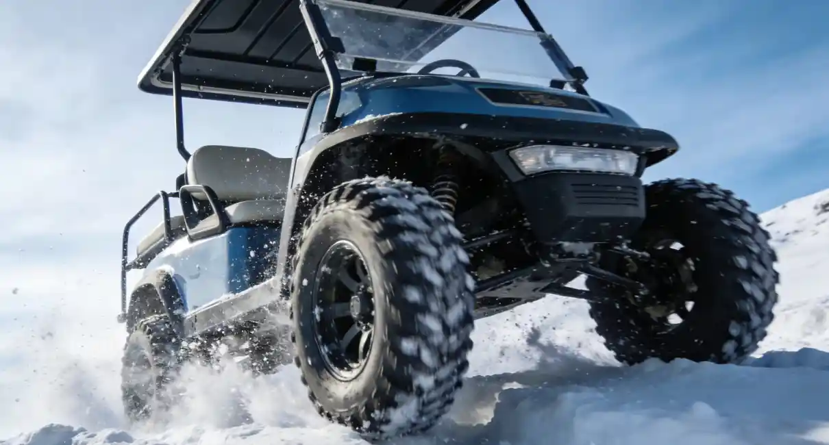 Pneumatici invernali per golf cart: sicuri, resistenti, inarrestabili!
