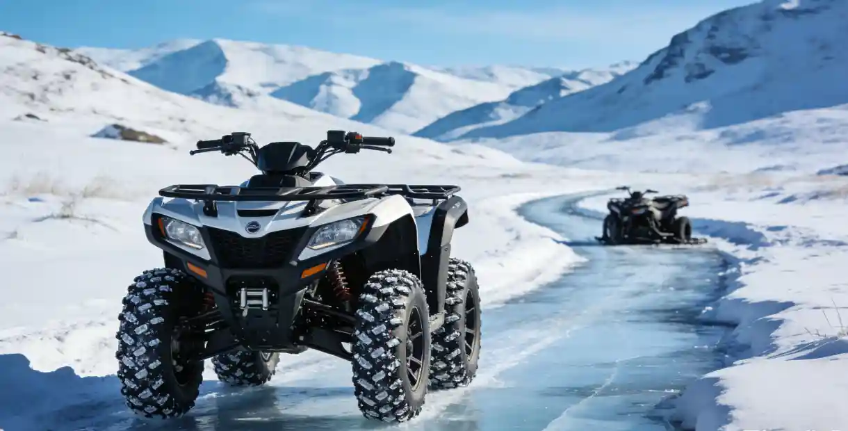 Studded ATV Tyres: Unstoppable Ice Traction